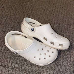 women’s white crocs